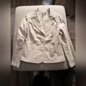 Lightweight St Johns Bay‎ Blazer Beige sz M